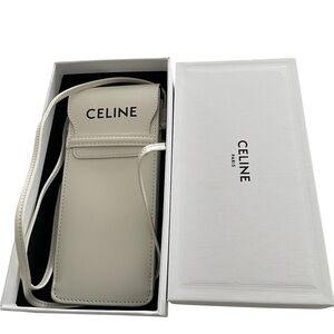 Celine Cream Phone Holster with Strap